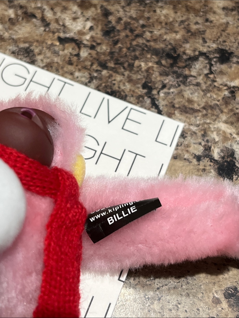 Kipling Snowball Monkey Keychain - Picture 8 of 8